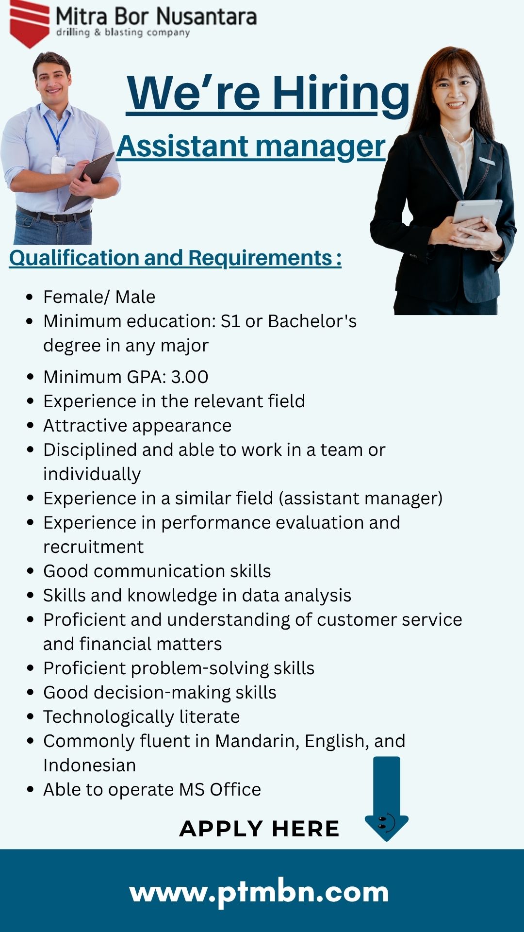 ASSISTANT MANAGER
