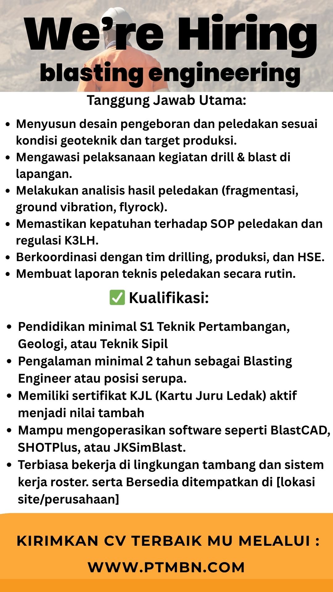 Engineer Blasting